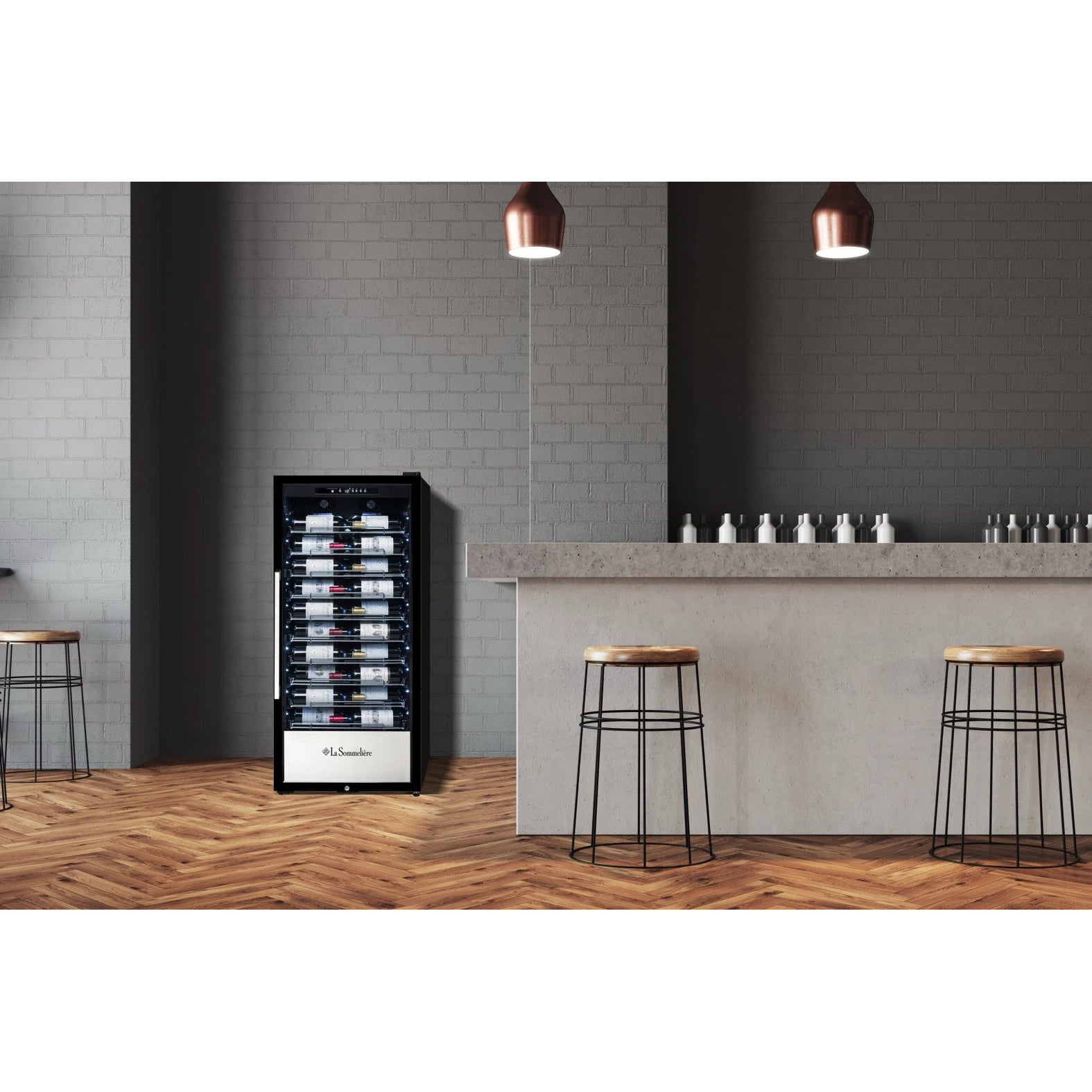 Vinoteca profesional 107 botellas La Sommelière PRO110N