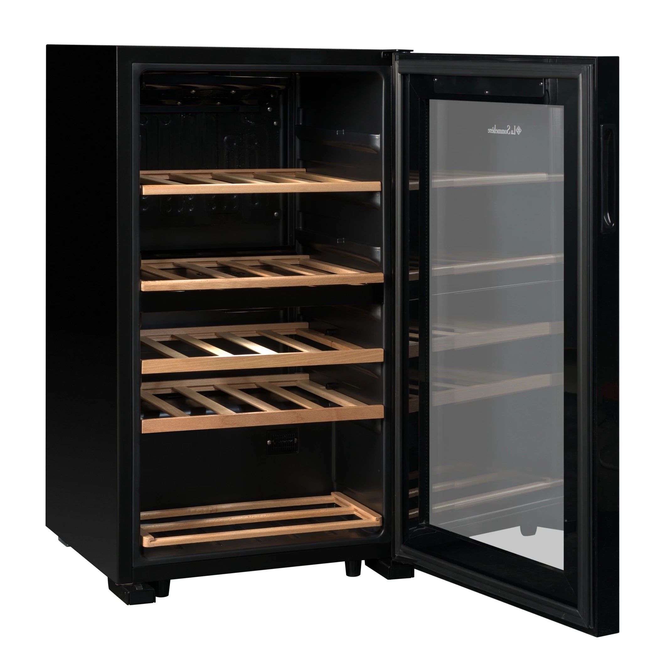 Vinoteca 32 botellas La Sommelière SLS32DZ Black doble zona
