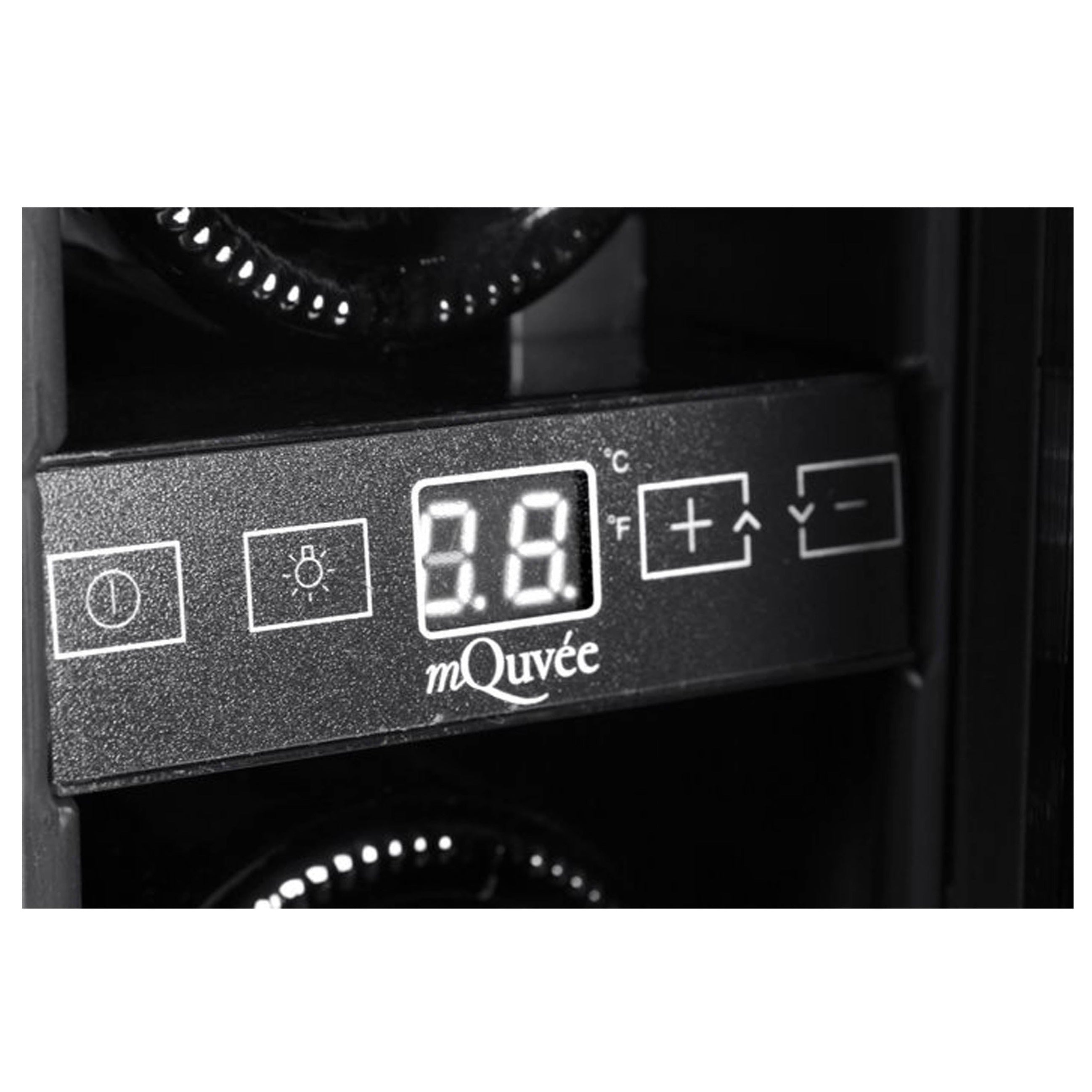 Vinoteca 7 botellas mQuvée WineCave 720 15S Anthracite Black