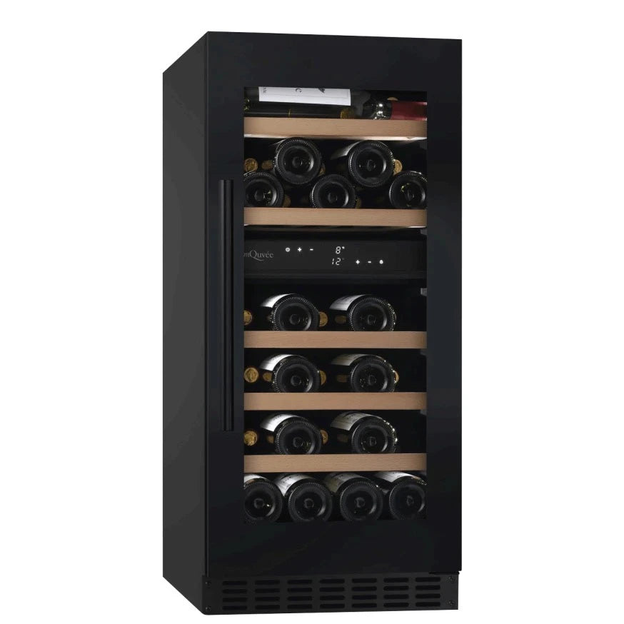 Wine Cooler 34 bottles mQuvée WineCave 780 40D Anthracite Black dual-zone