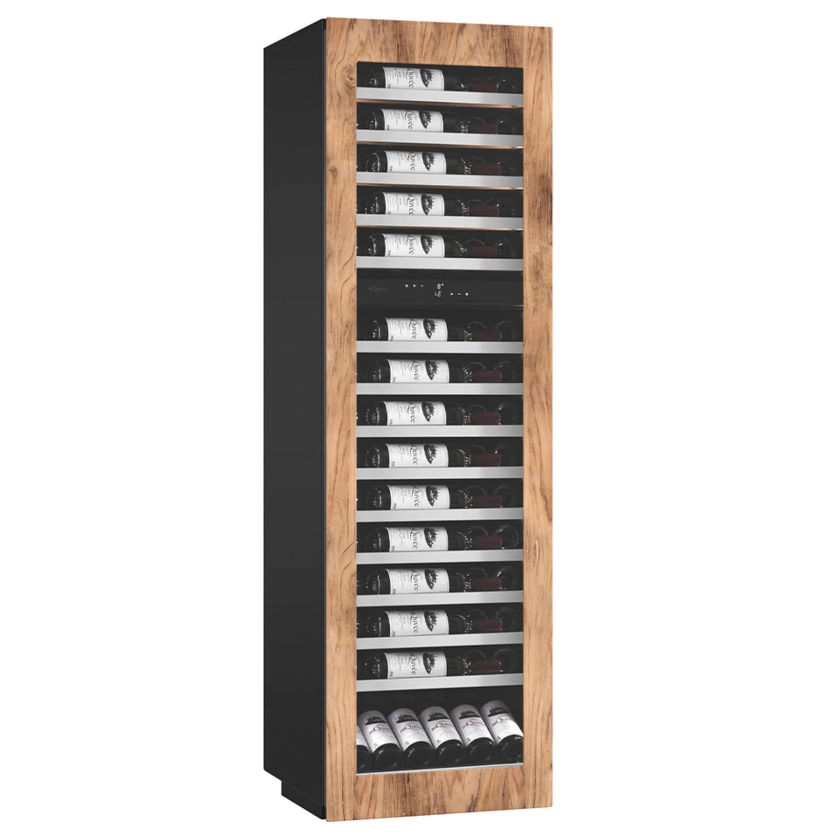 Wine Cooler 115 bottles mQuvée WineKeeper 112D Panel Ready Push/Pull Dual-zone