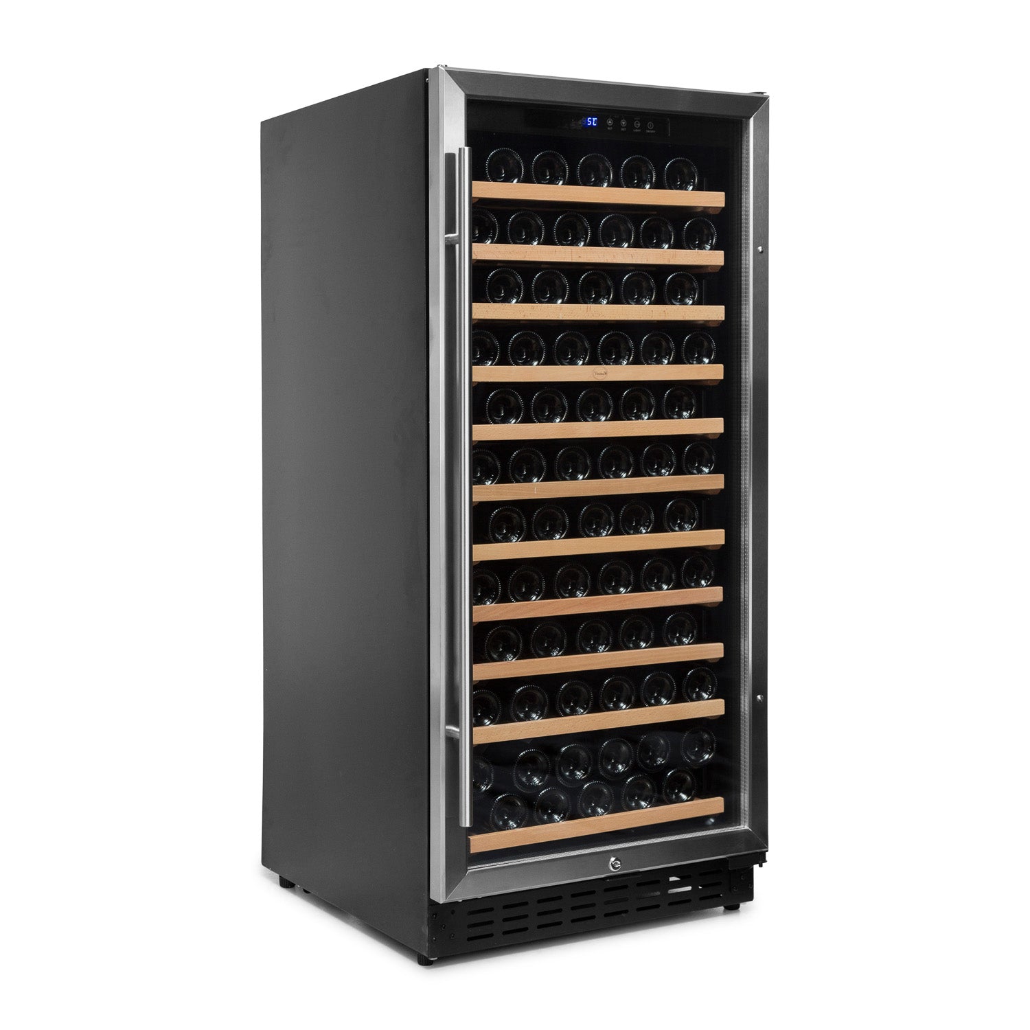 Vinoteca Vinobox 110 botellas 110GC 1T Inox lateral cerrada