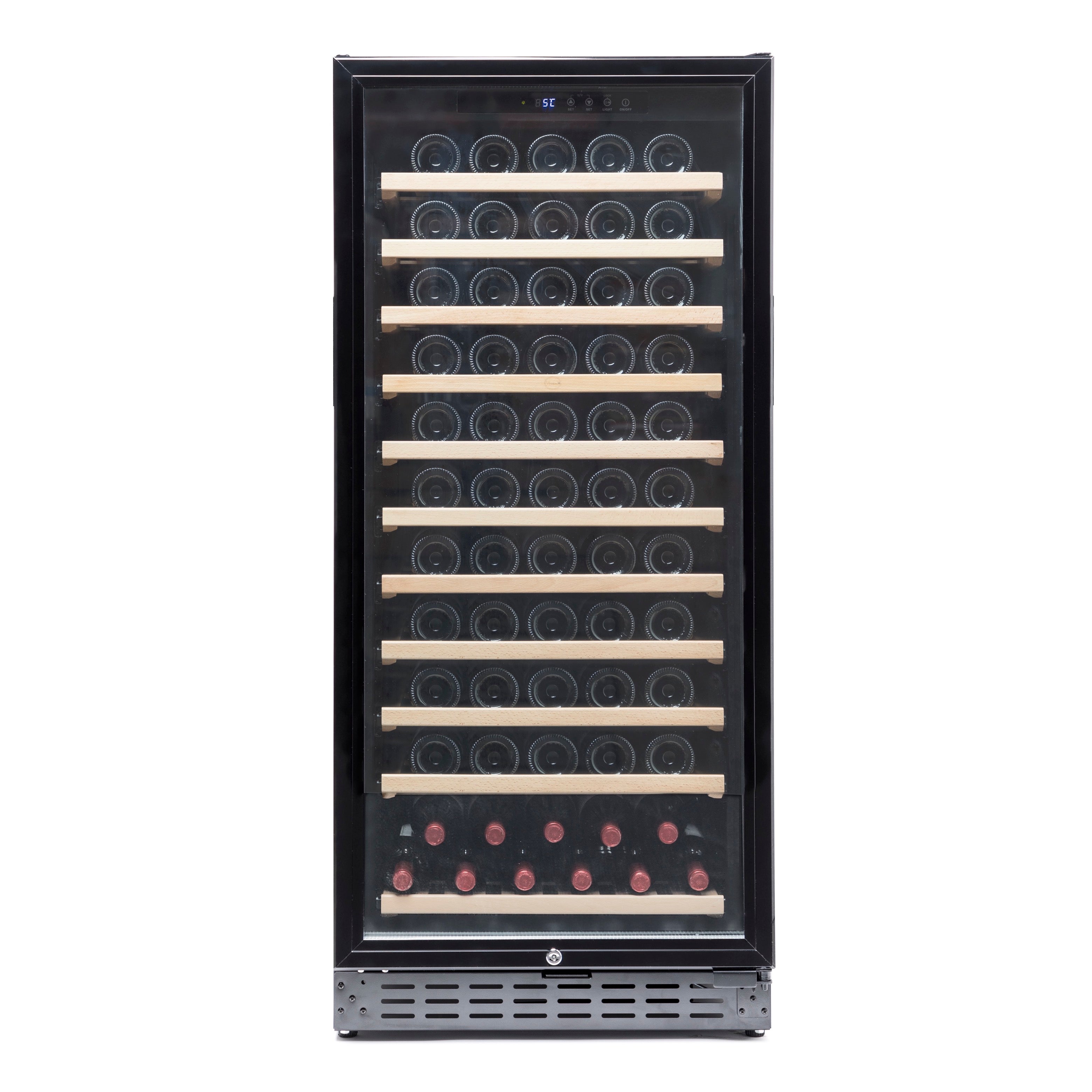 Vinoteca Vinobox 110 botellas 110GC 1T Negro frontal