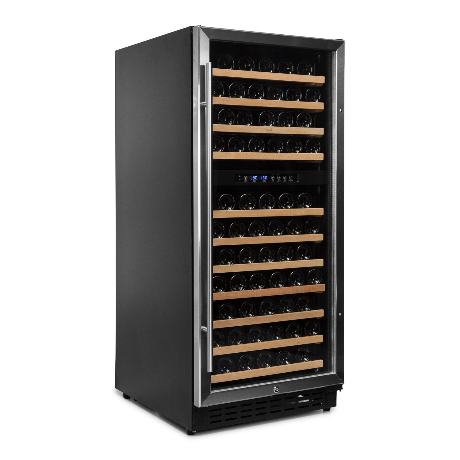 Vinoteca Vinobox 110 botellas 110GC 2T Inox lateral cerrada