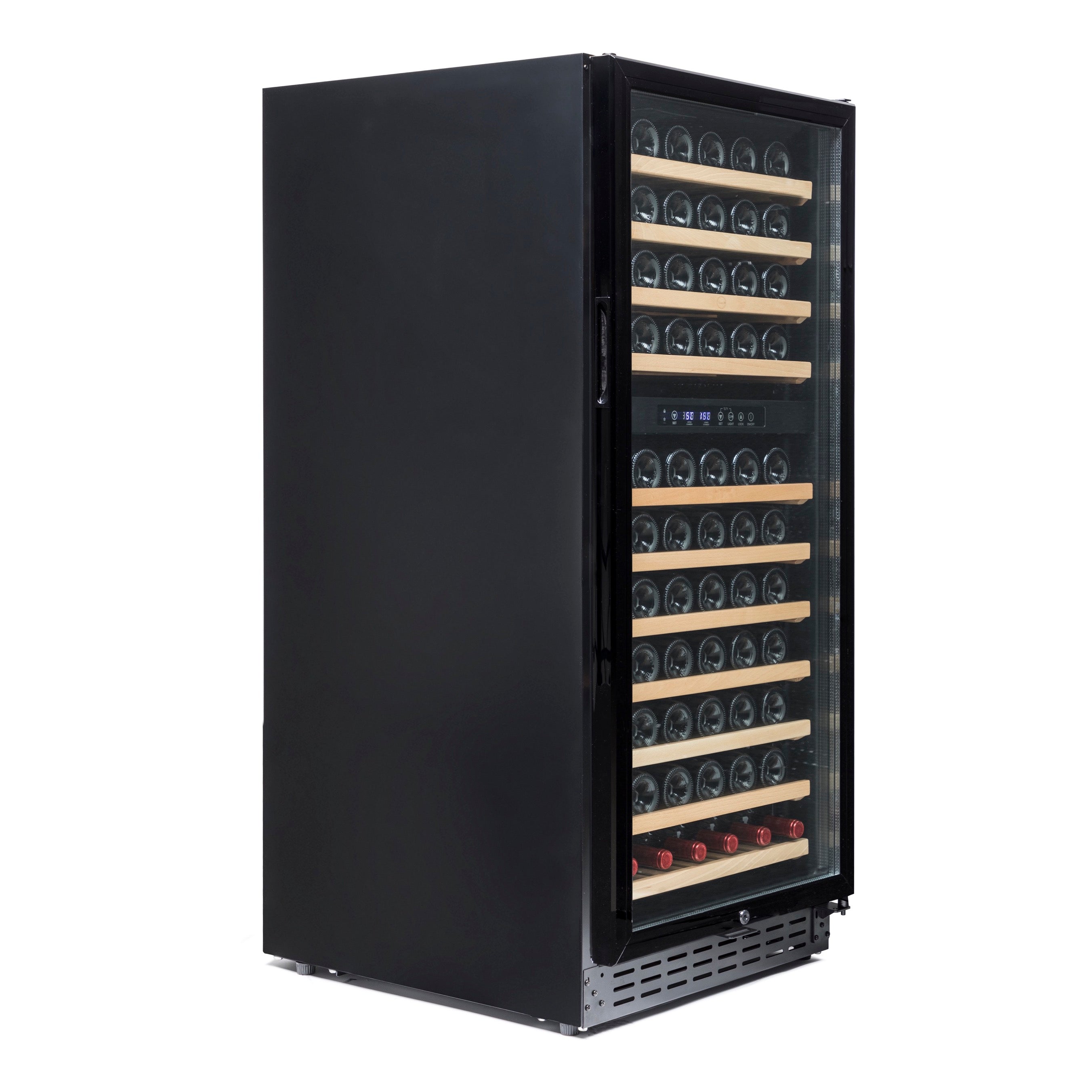 Wine Cooler 110 bottles Vinobox 110GC 2T Black Dual-zone