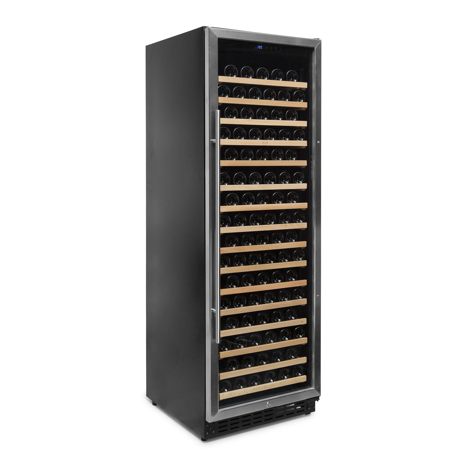 Vinoteca Vinobox 168 botellas 168GC 1T Inox lateral cerrada