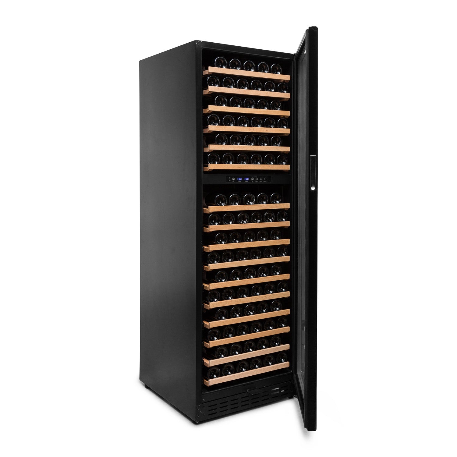 Vinoteca VInobox 168 botellas 168GC 2T Negro abierta