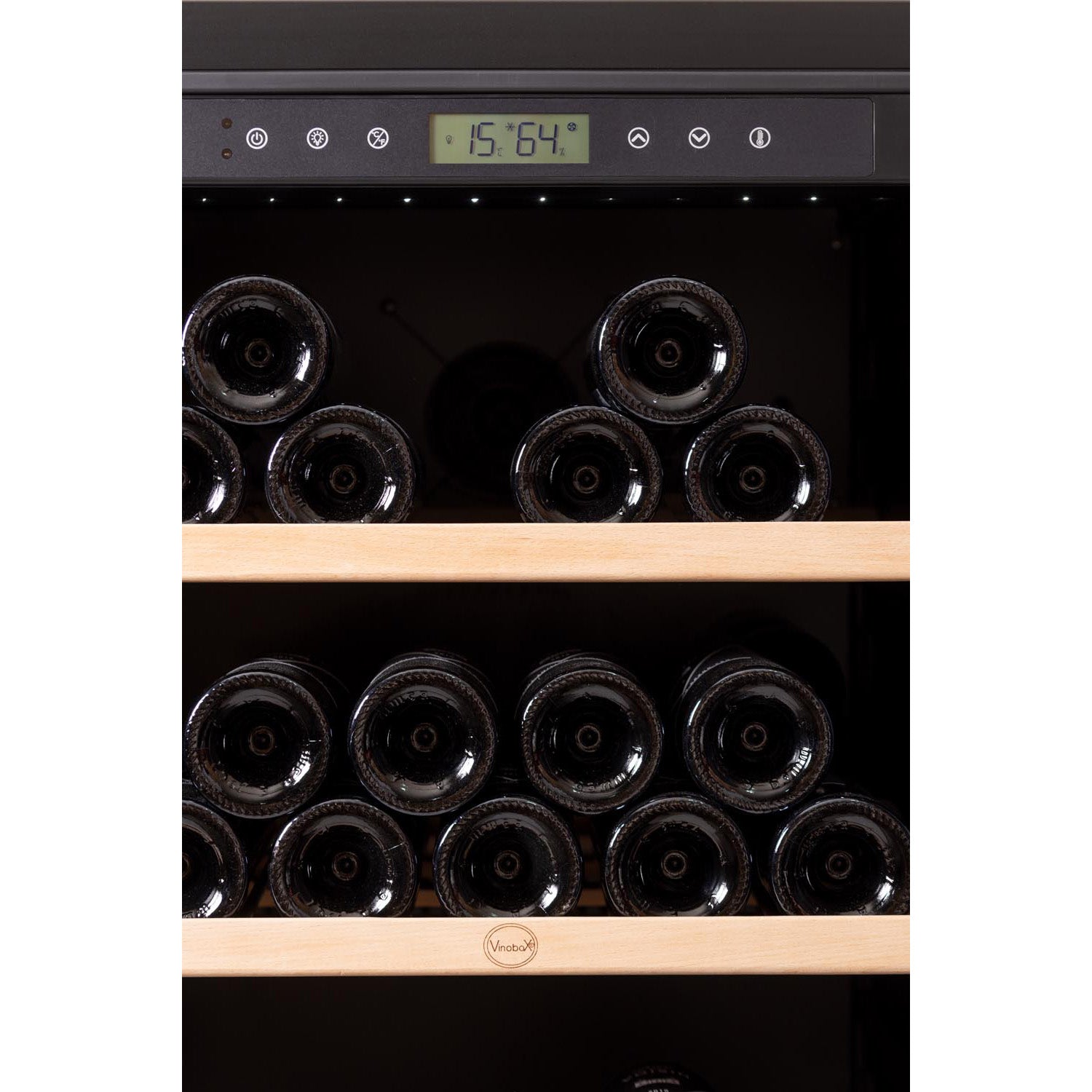 Vinoteca 192 botellas V192 PRO Aging detalle de bandejas de vino