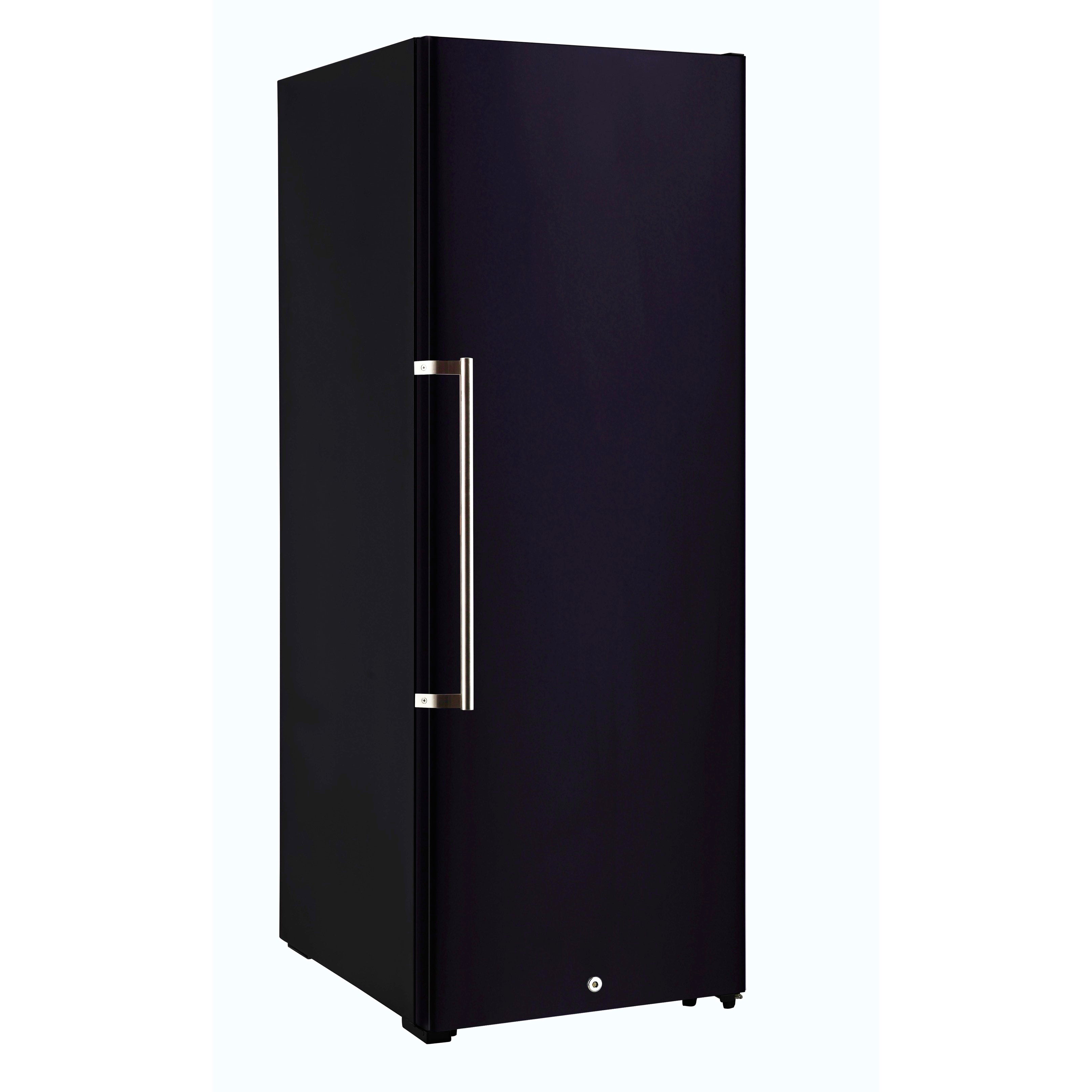 Vinoteca 192 botellas V192 PRO Aging vista lateral con puerta opaca cerrada y tirador inox