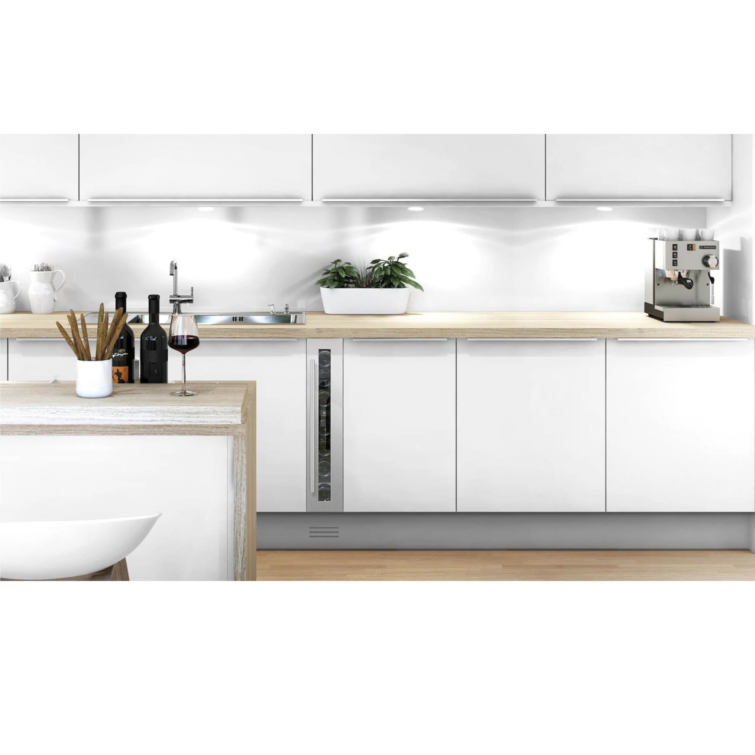 Vinoteca 10 botellas mQuvée WineCave 700 15S Stainless