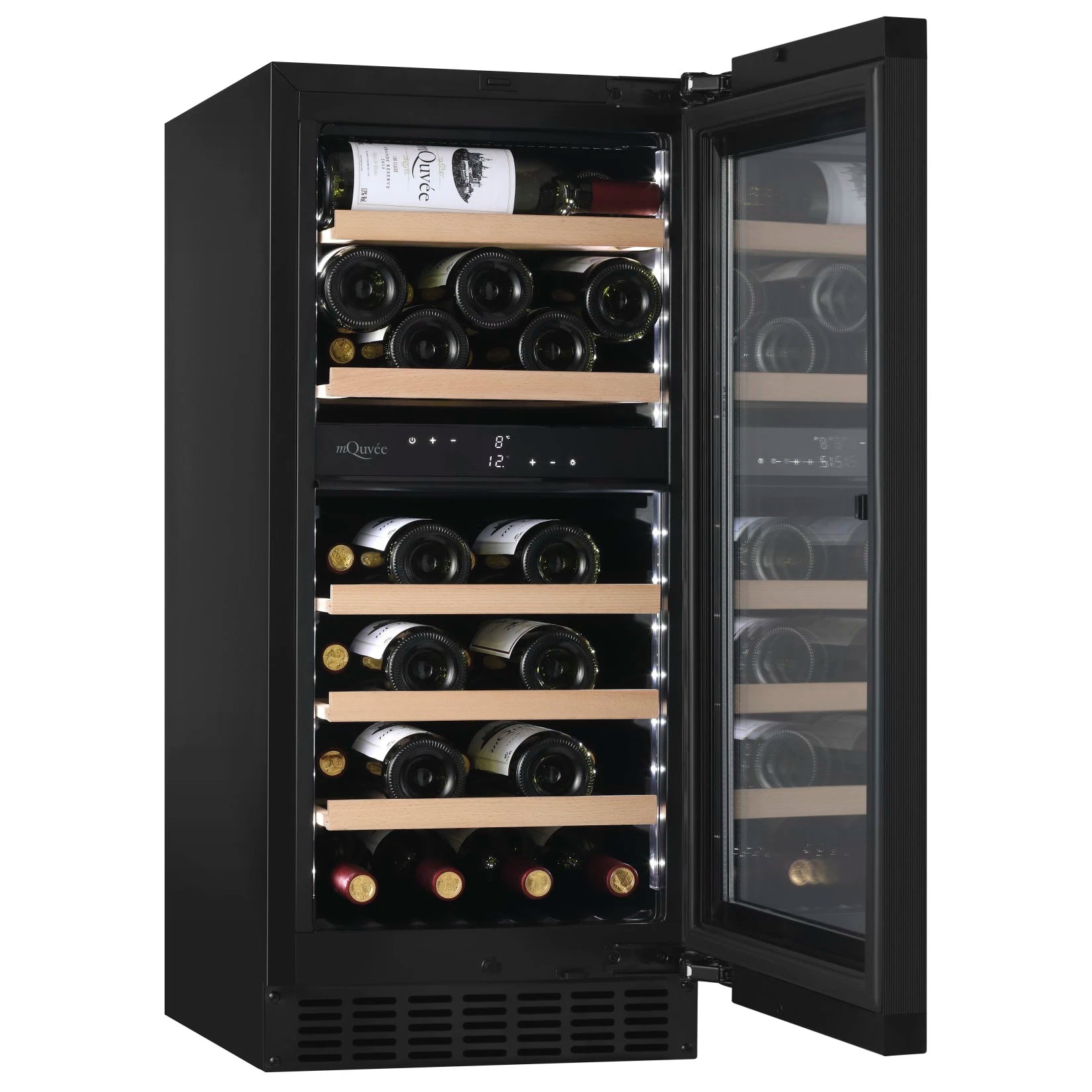 Wine Cooler 34 bottles mQuvée WineCave Exclusive 780 40D Panel Ready