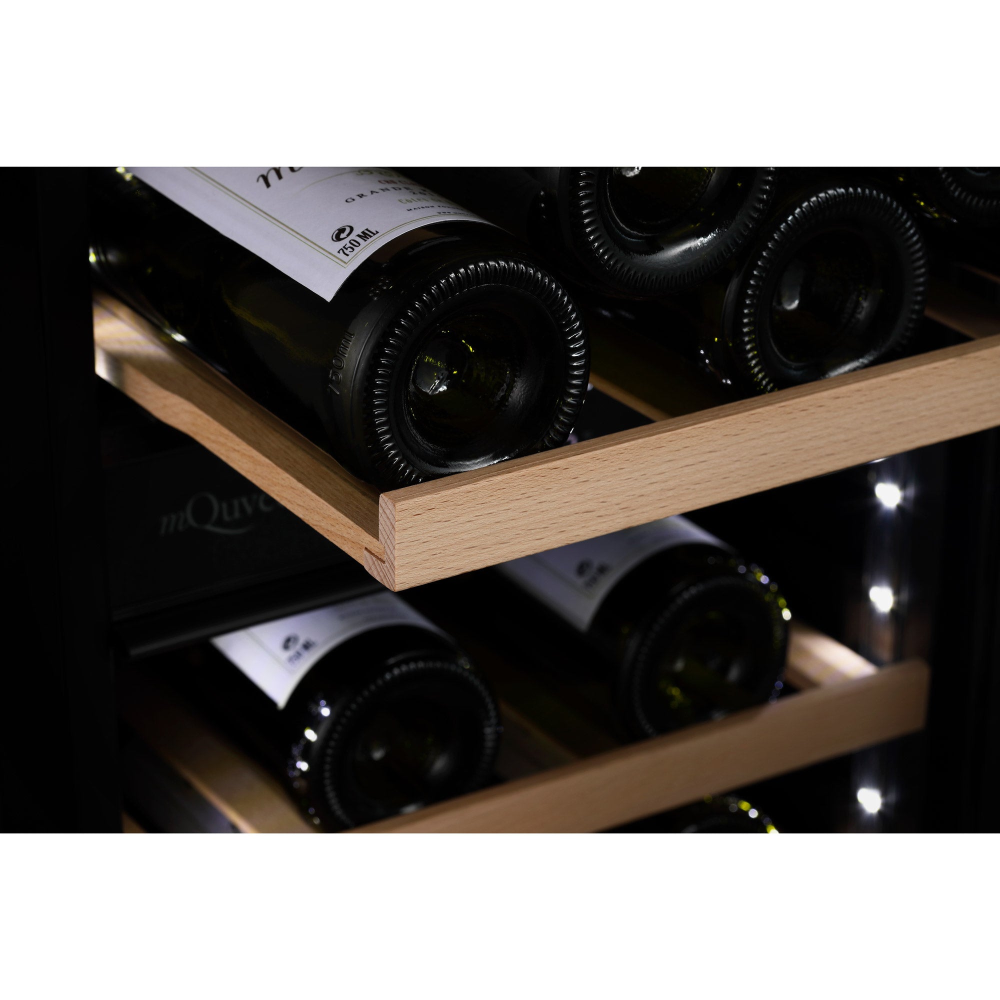 Wine Cooler 34 bottles mQuvée WineCave 800 40D Fullglass Dual-zone
