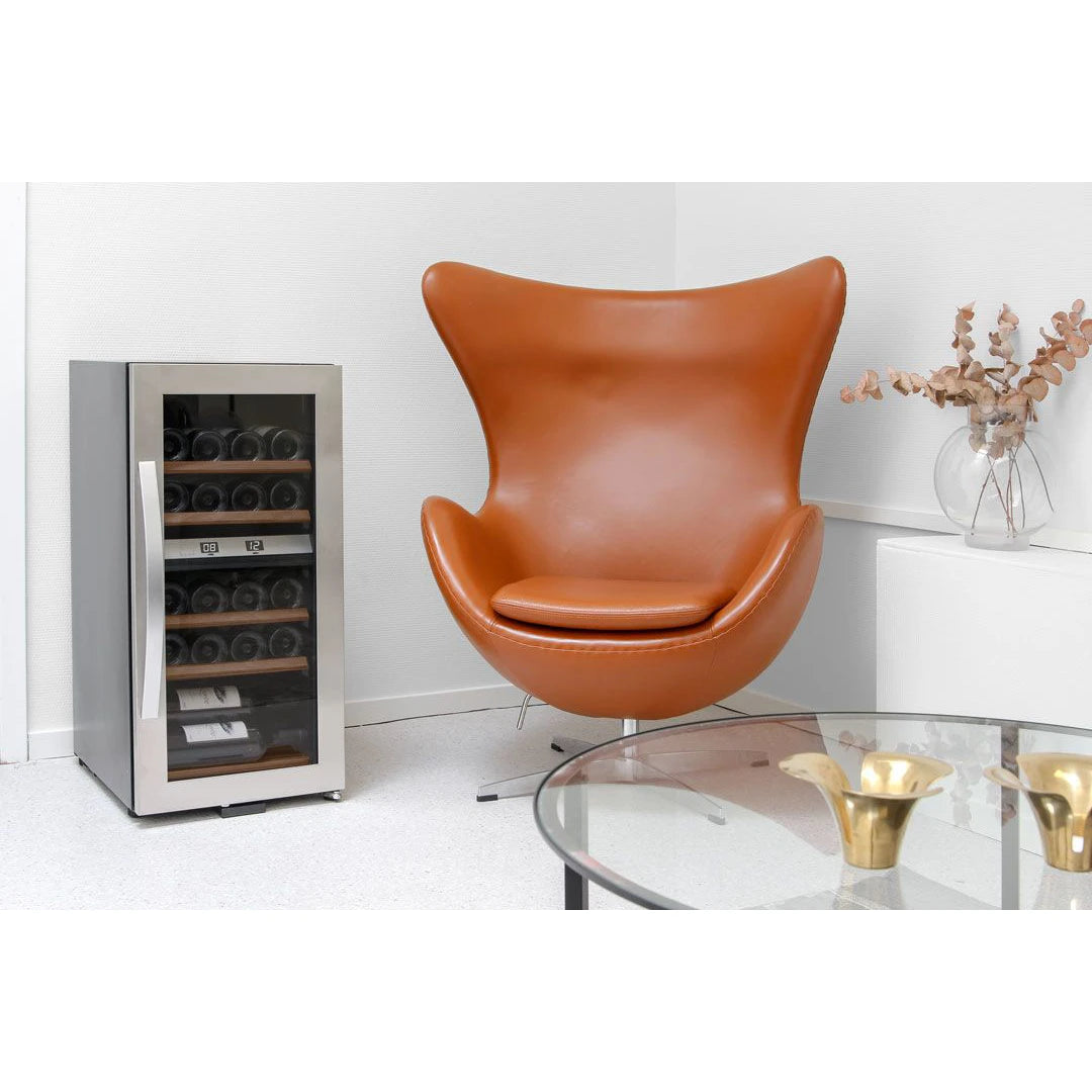 Wine Cooler 24 bottles mQuvée WineExpert 24 Stainless Dual-zone