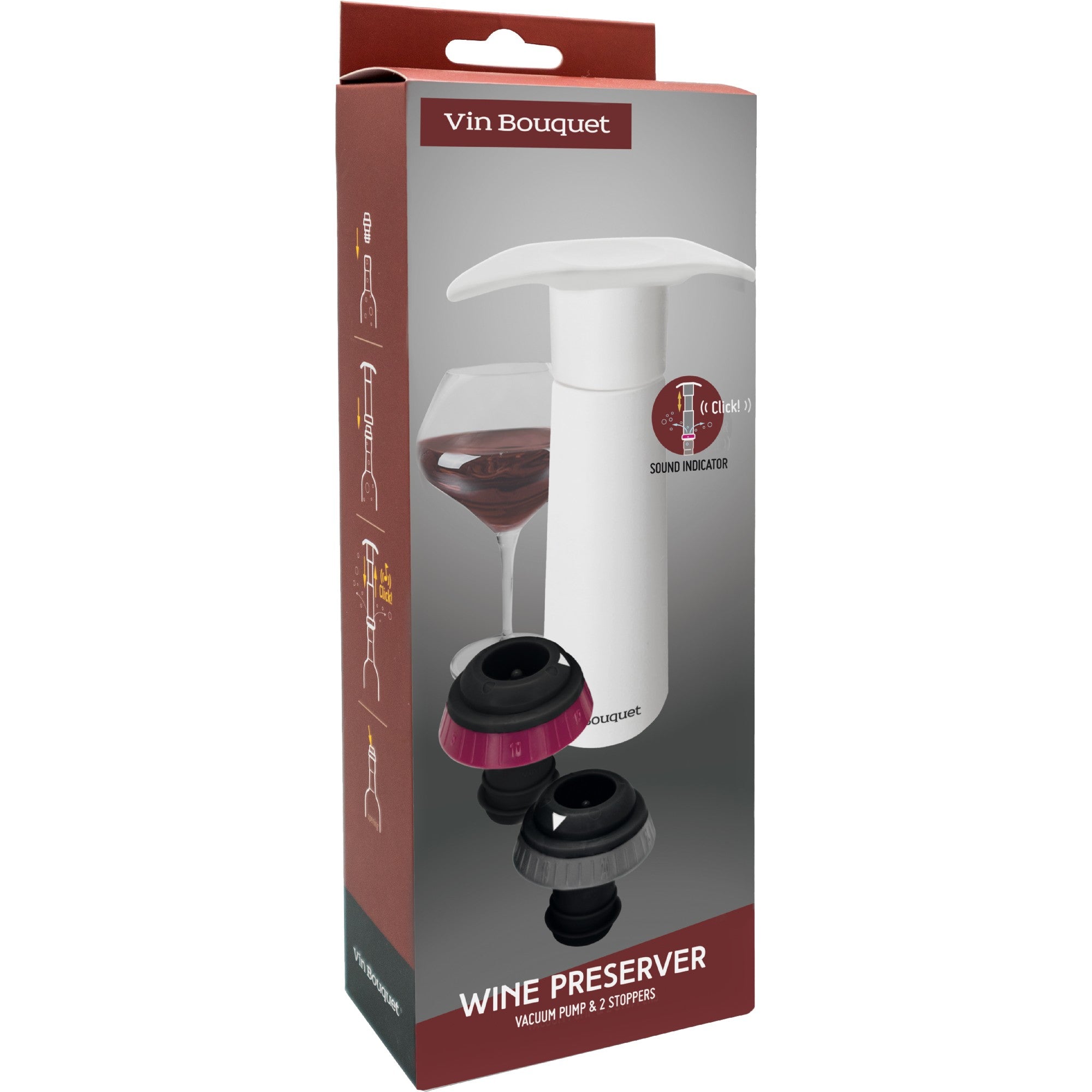 Bomba de Vacío Manual con Indicador de Sonido "Click"