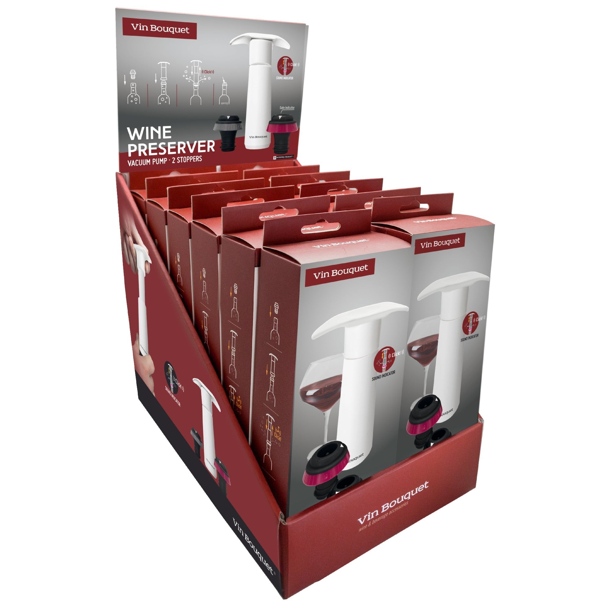 Bomba de Vacío Manual con Indicador de Sonido "Click"