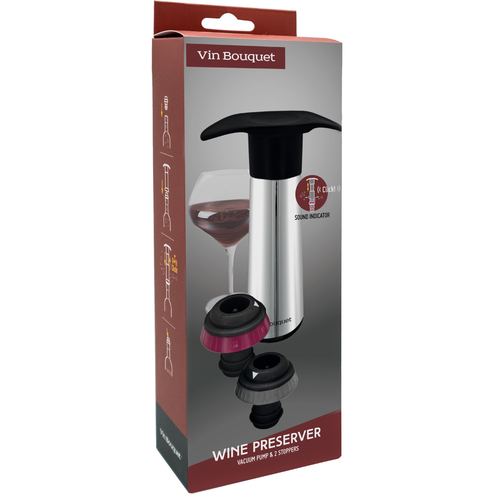 Bomba de Vacío Manual con Indicador de Sonido "Click"