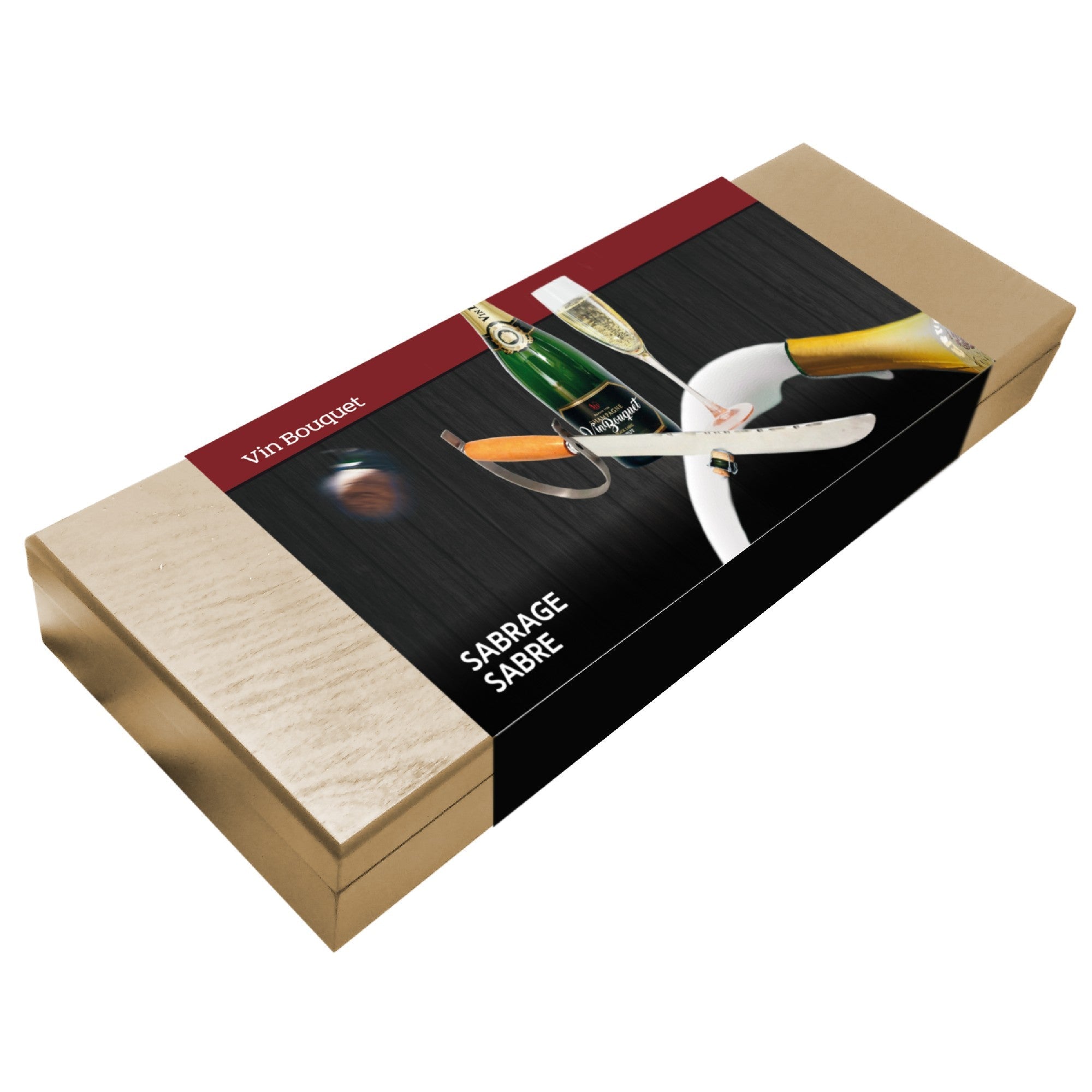 Sable de sabrage para abrir champagne con estilo