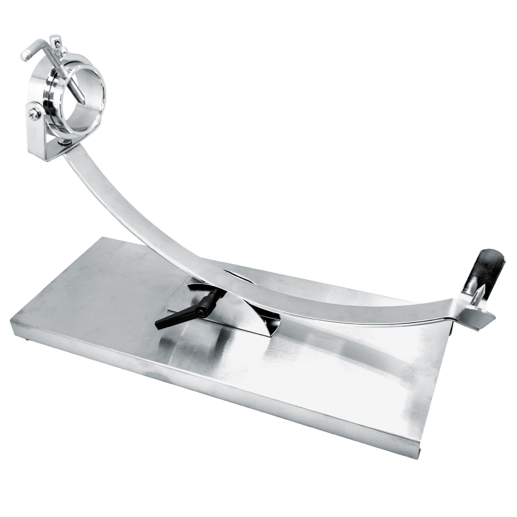 Jamonero Inox Basculante con Cabezal Giratorio Inox