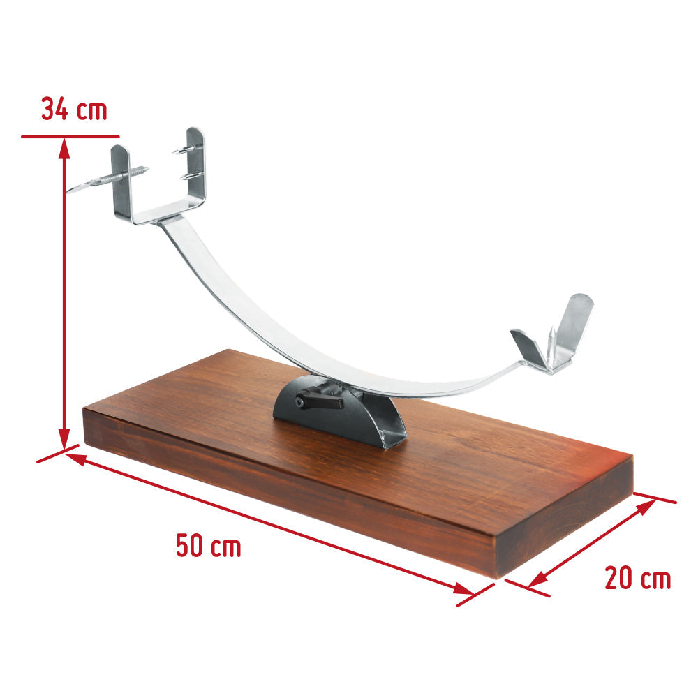 Jamonero Basculante con Cabezal Fijo y Ajuste