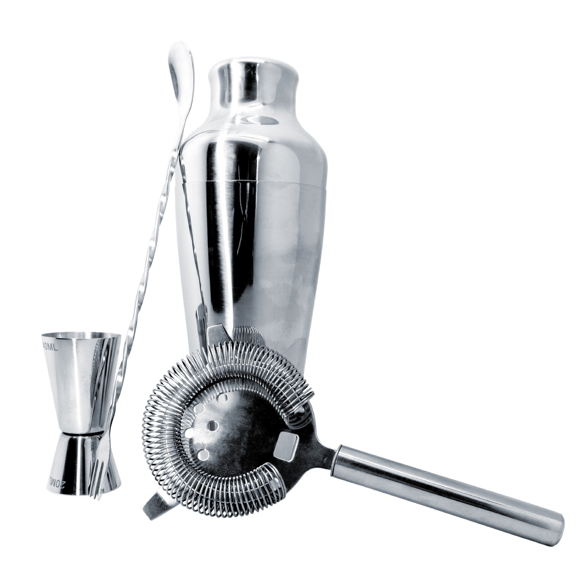 Set de coctelería profesional 8 piezas con estuche