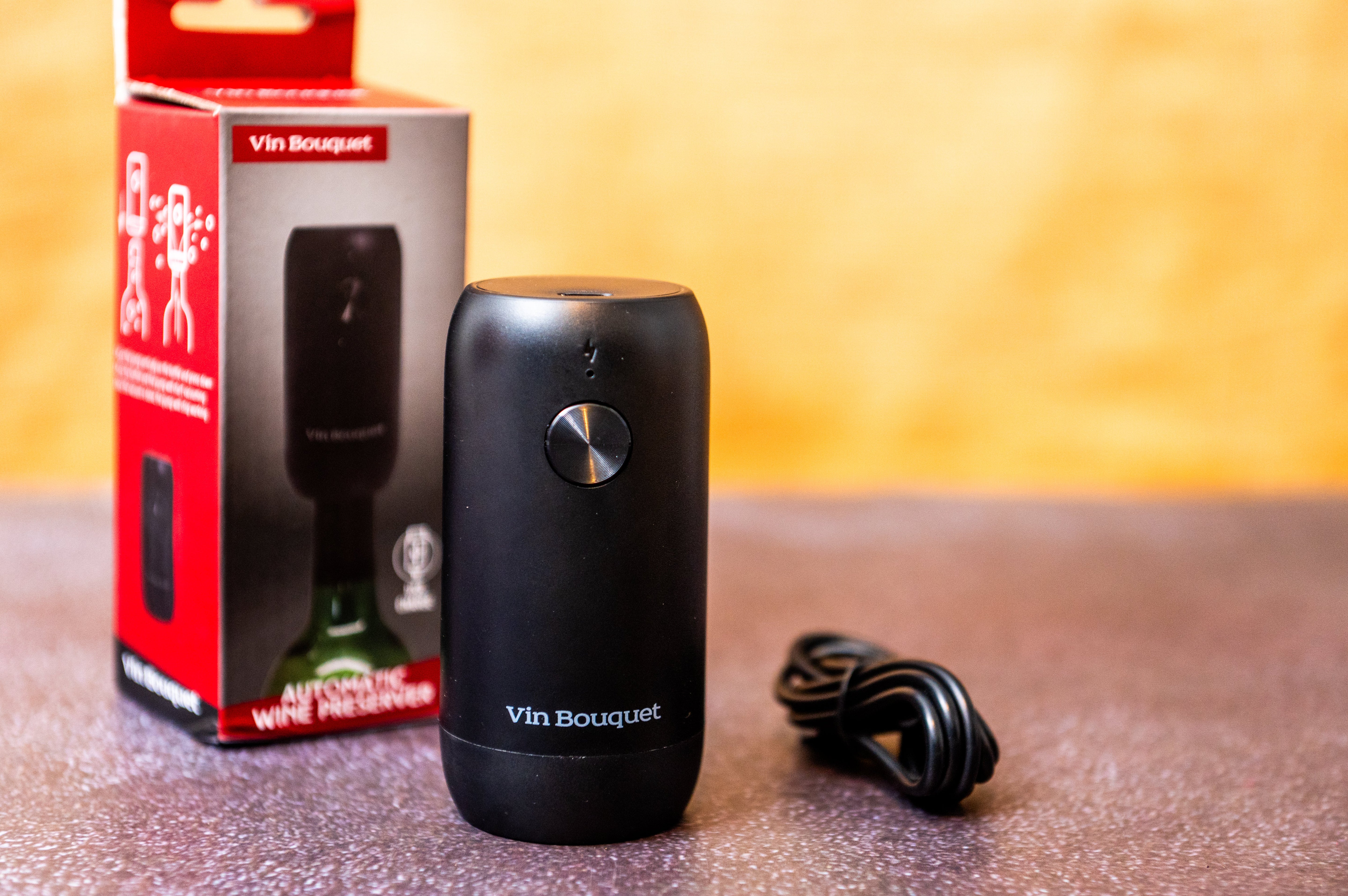 Tapón Automático de Vacío con Luz para Vino