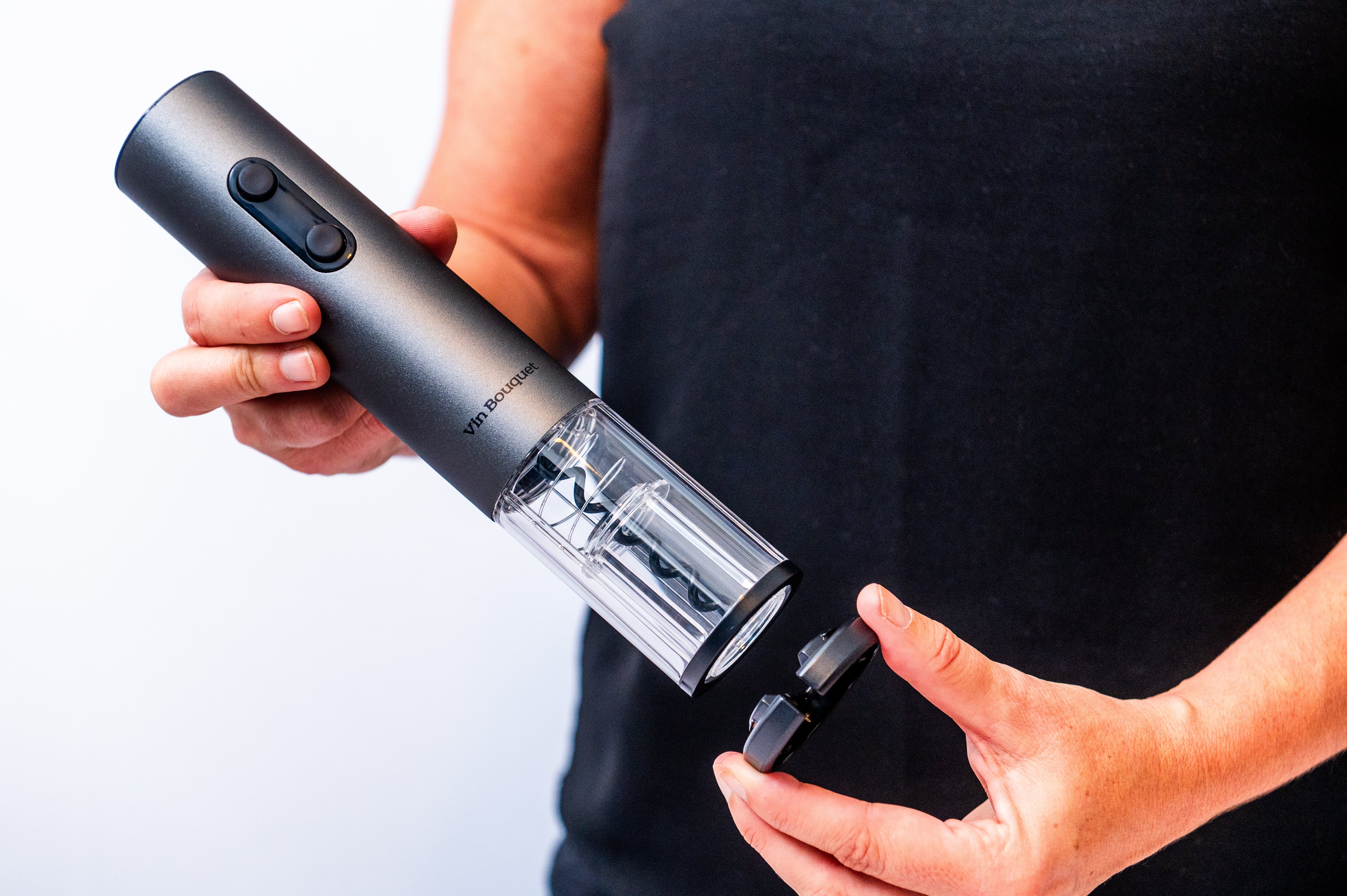 Sacacorchos eléctrico a pilas