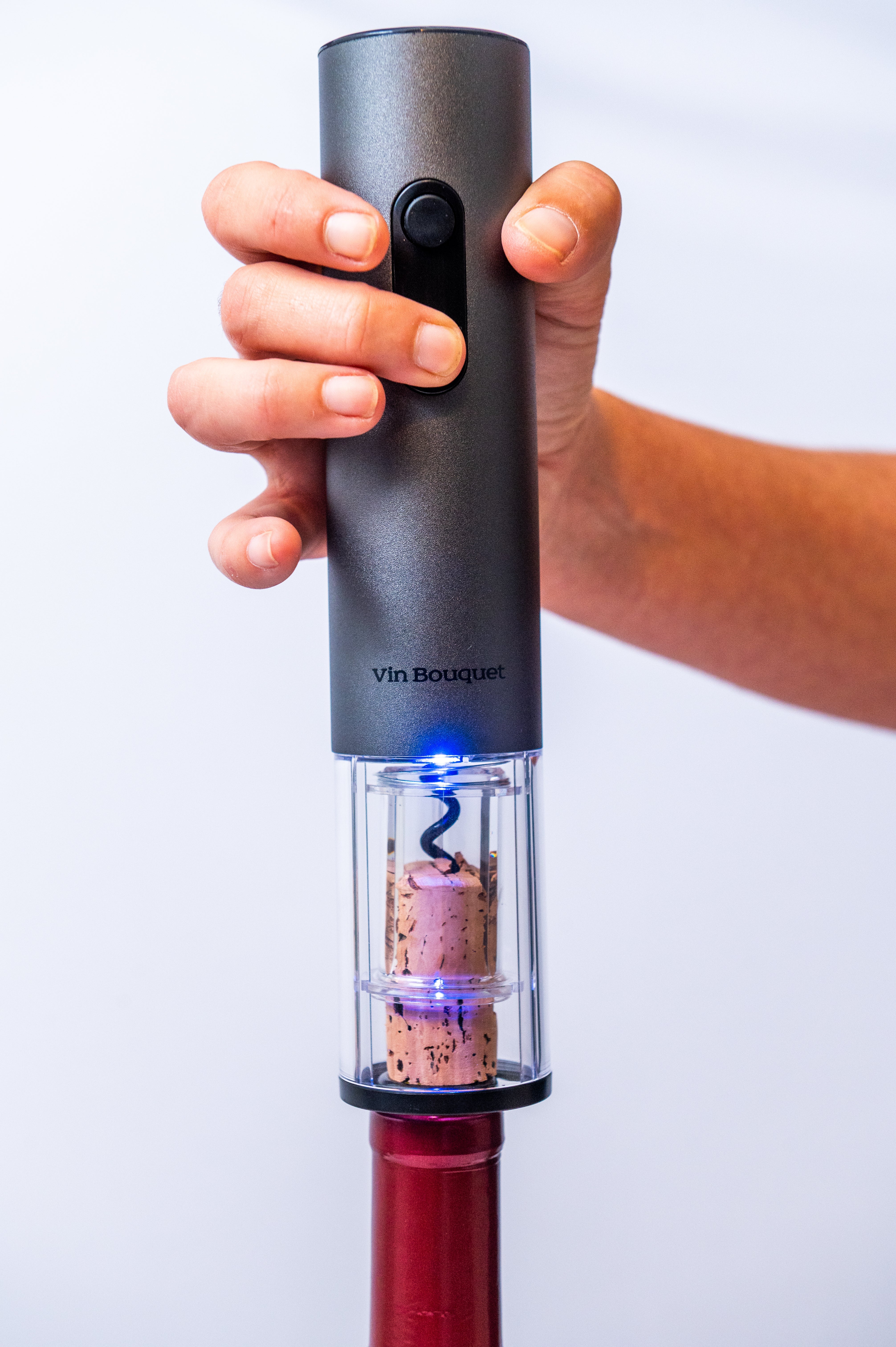 Sacacorchos eléctrico a pilas