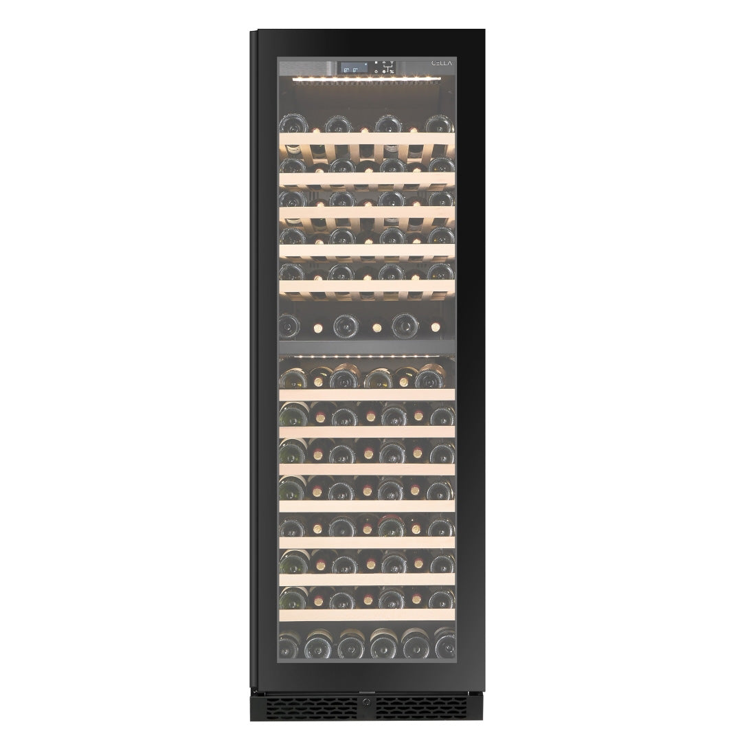 Wine Cooler 101 bottles CELLA FWS93D Black Dual-zone