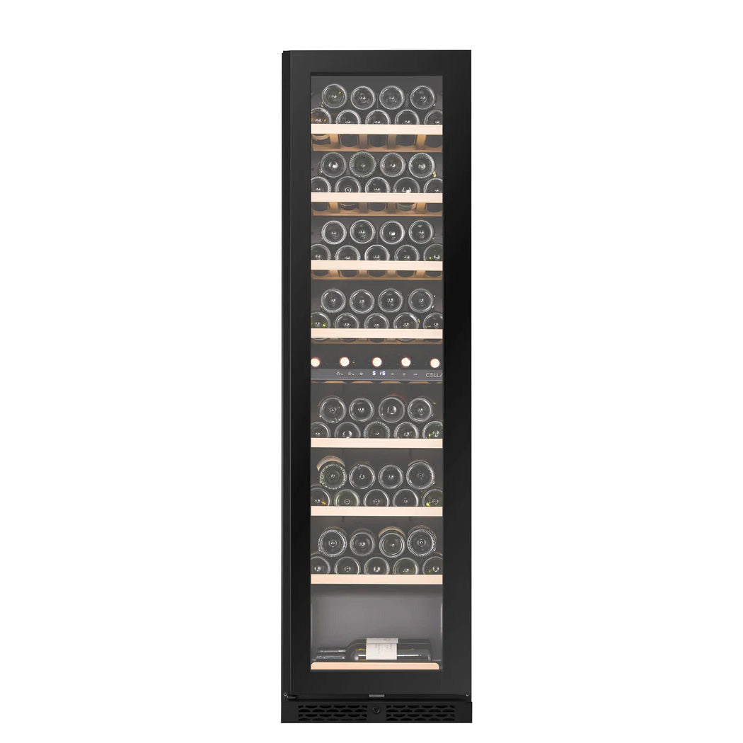 Wine Cooler 74 bottles CELLA W82S Black