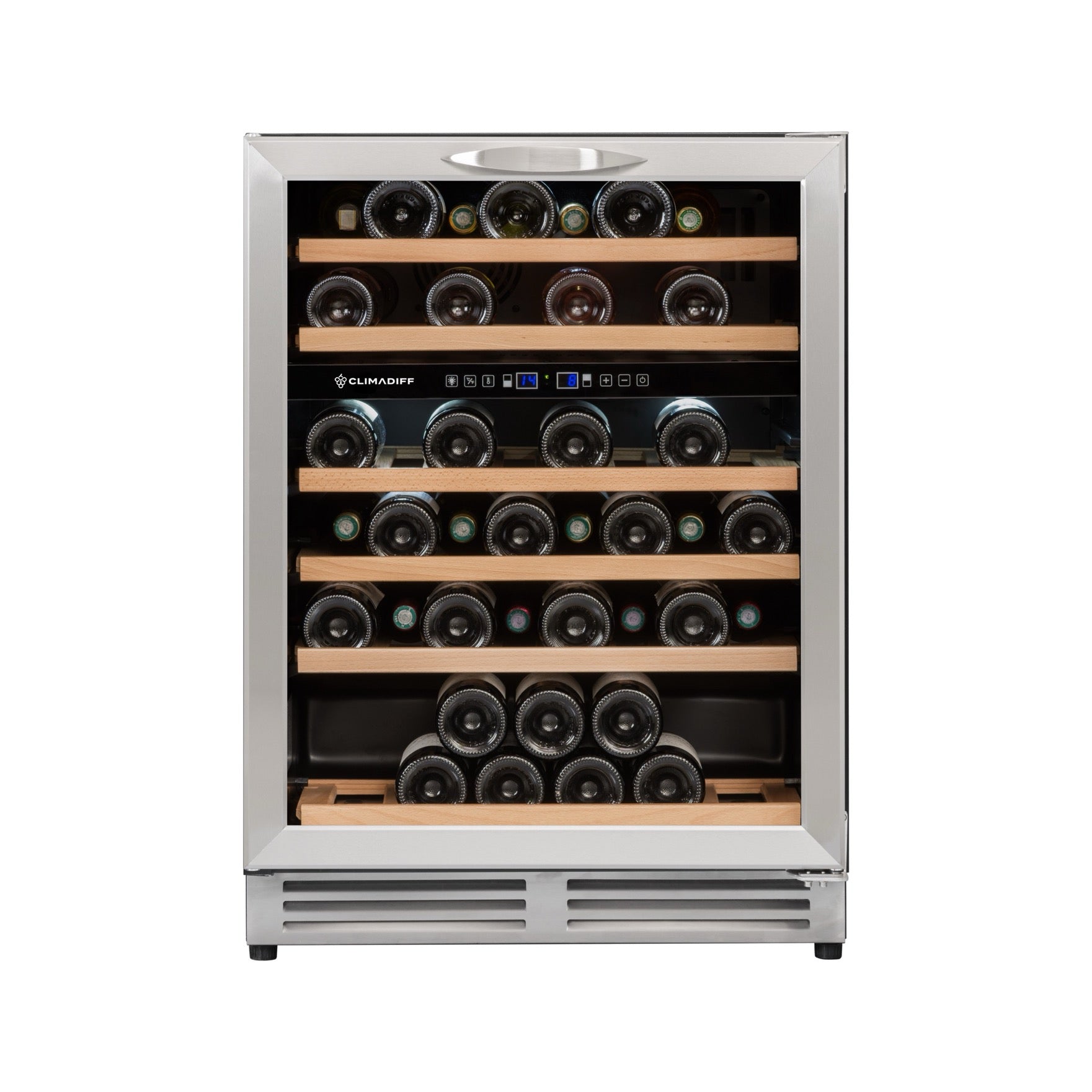Vinoteca 51 botellas Climadiff CBU51D1X doble zona