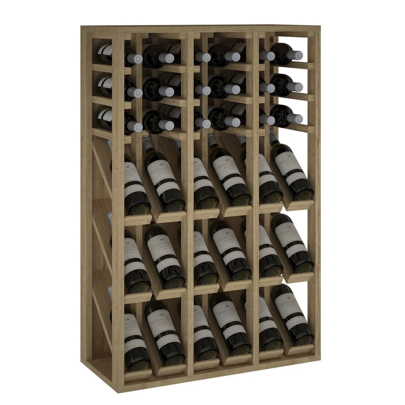 Pine wood wine rack for 36 bottles, Godello EX2091