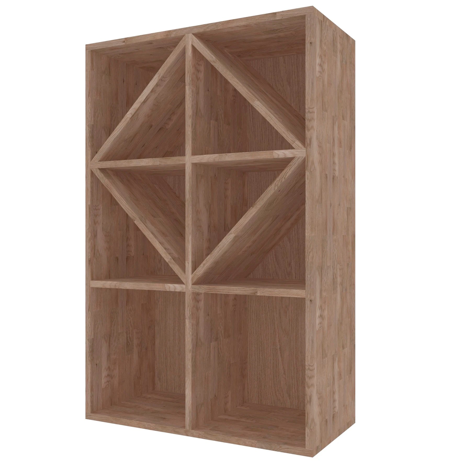 Pine wood wine rack for 70 bottles, Godello EX2534
