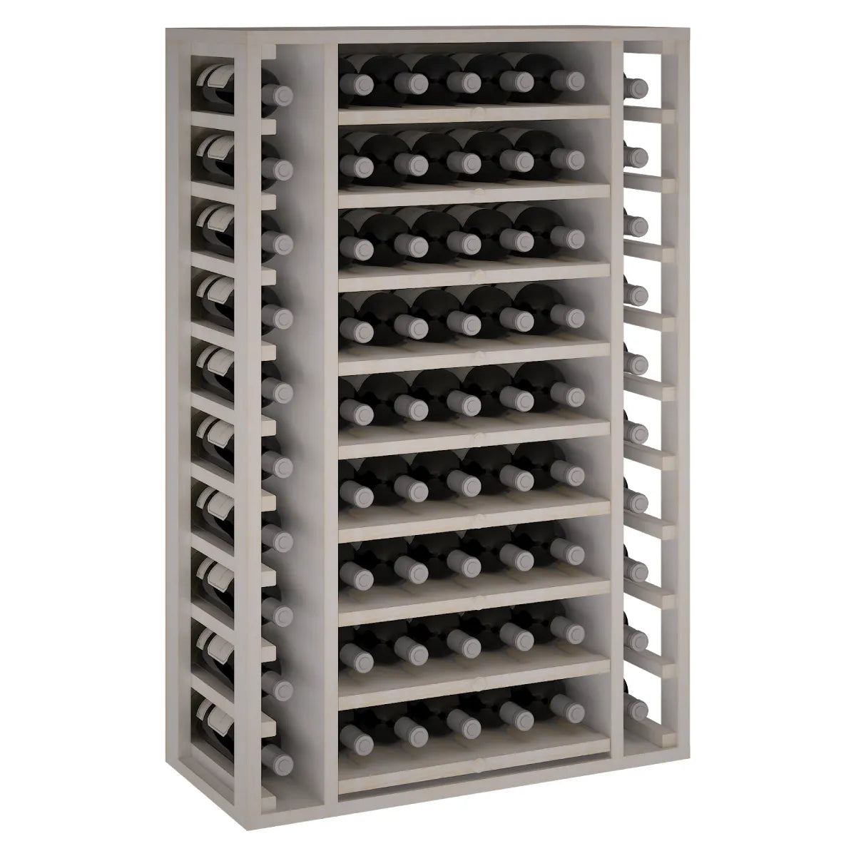 Wine rack for 65 bottles Expovinalia Arganza Godello 2540 — White pine — EW2540