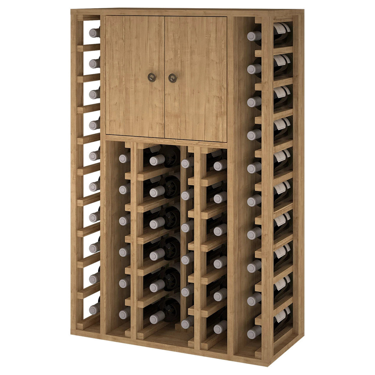 Botellero para 46 botellas Expovinalia Cacabelos 1 Godello 2515 — Pino roble claro — EX2515