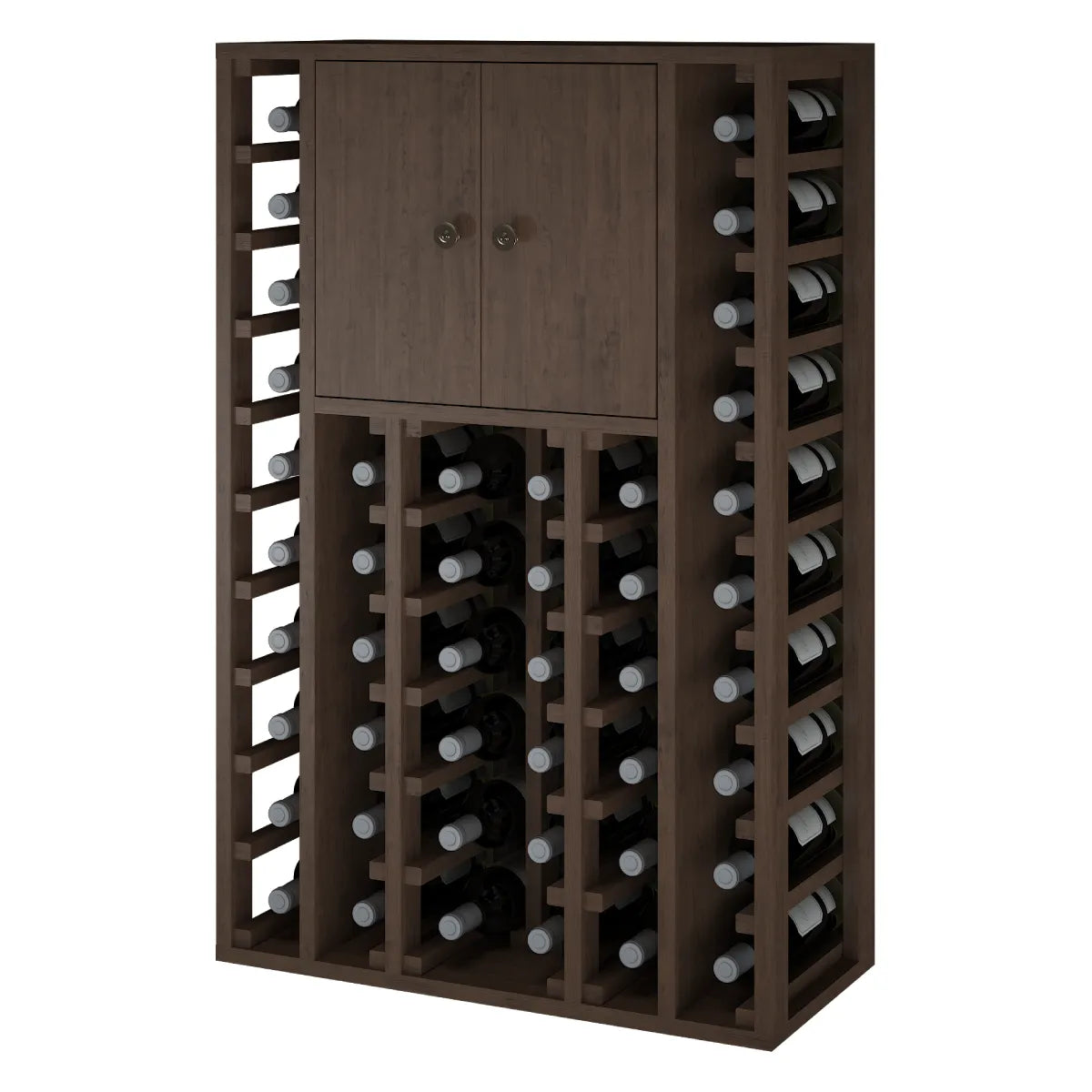 Botellero para 46 botellas Expovinalia Cacabelos 1 Godello 2515 — Pino oscuro — HX2515