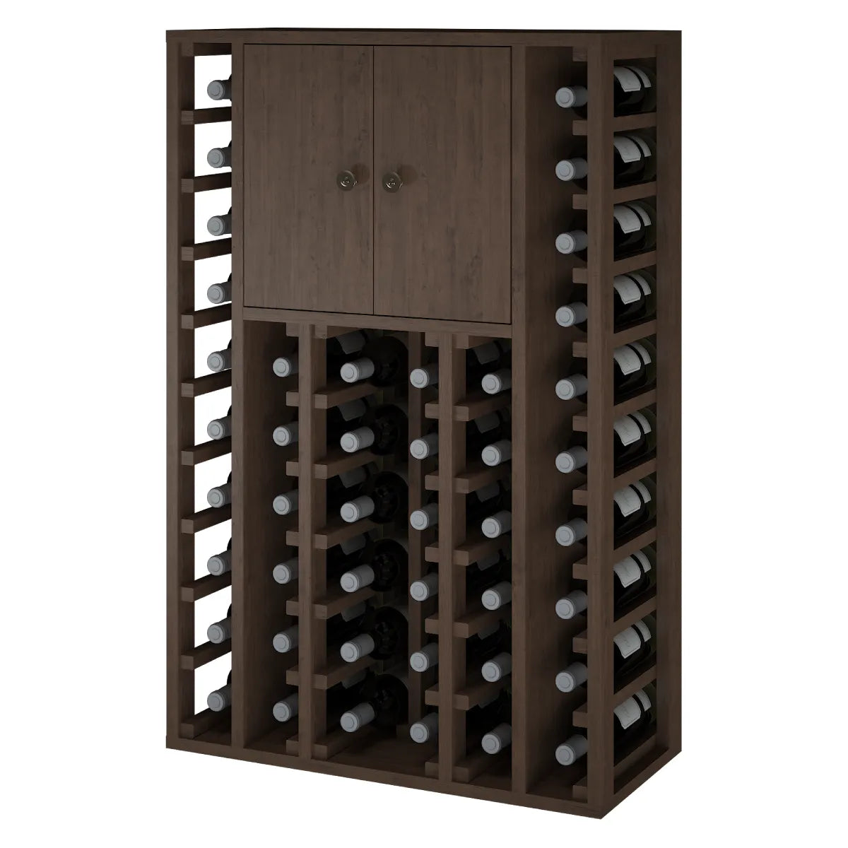 Botellero para 46 botellas Expovinalia Cacabelos 2 Godello 2516 — Pino oscuro — HX2516