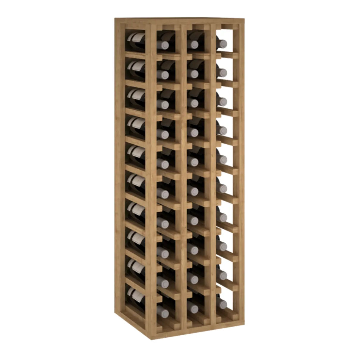 Wine rack for 30 bottles Expovinalia Canedo Godello 2033 — Pine with light oak finish — EX2033