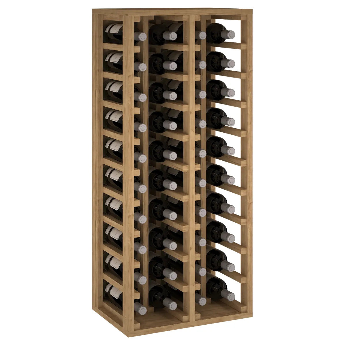 Wine rack for 40 bottles Expovinalia Canedo Godello 2034 — Pine with light oak finish — EX2034