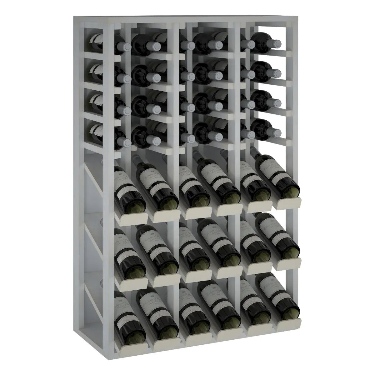 Wine rack for 36 bottles Expovinalia Villafranca Godello 2091 — White pine — EW2091