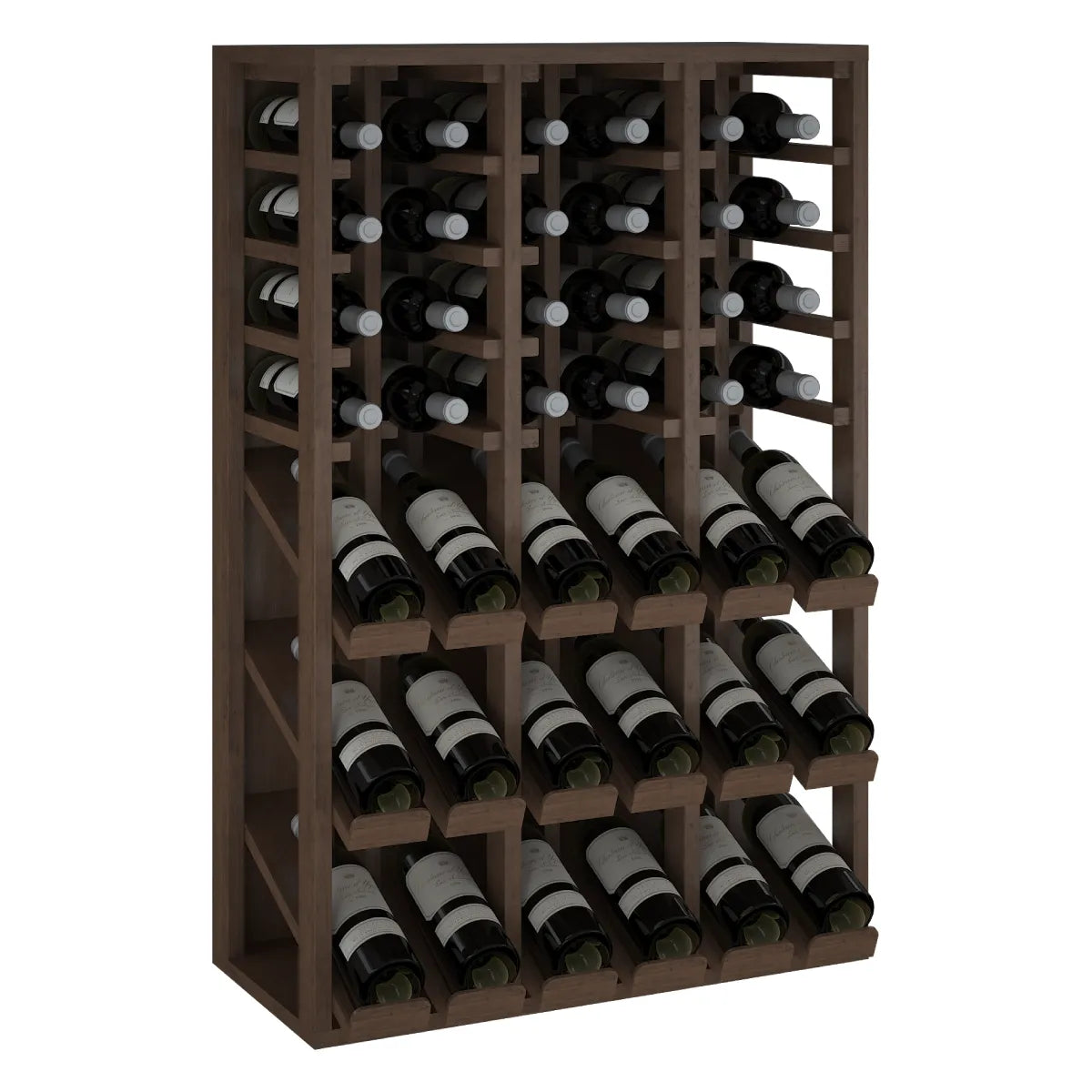 Wine rack for 36 bottles Expovinalia Villafranca Godello 2091 — Dark pine — HX2091