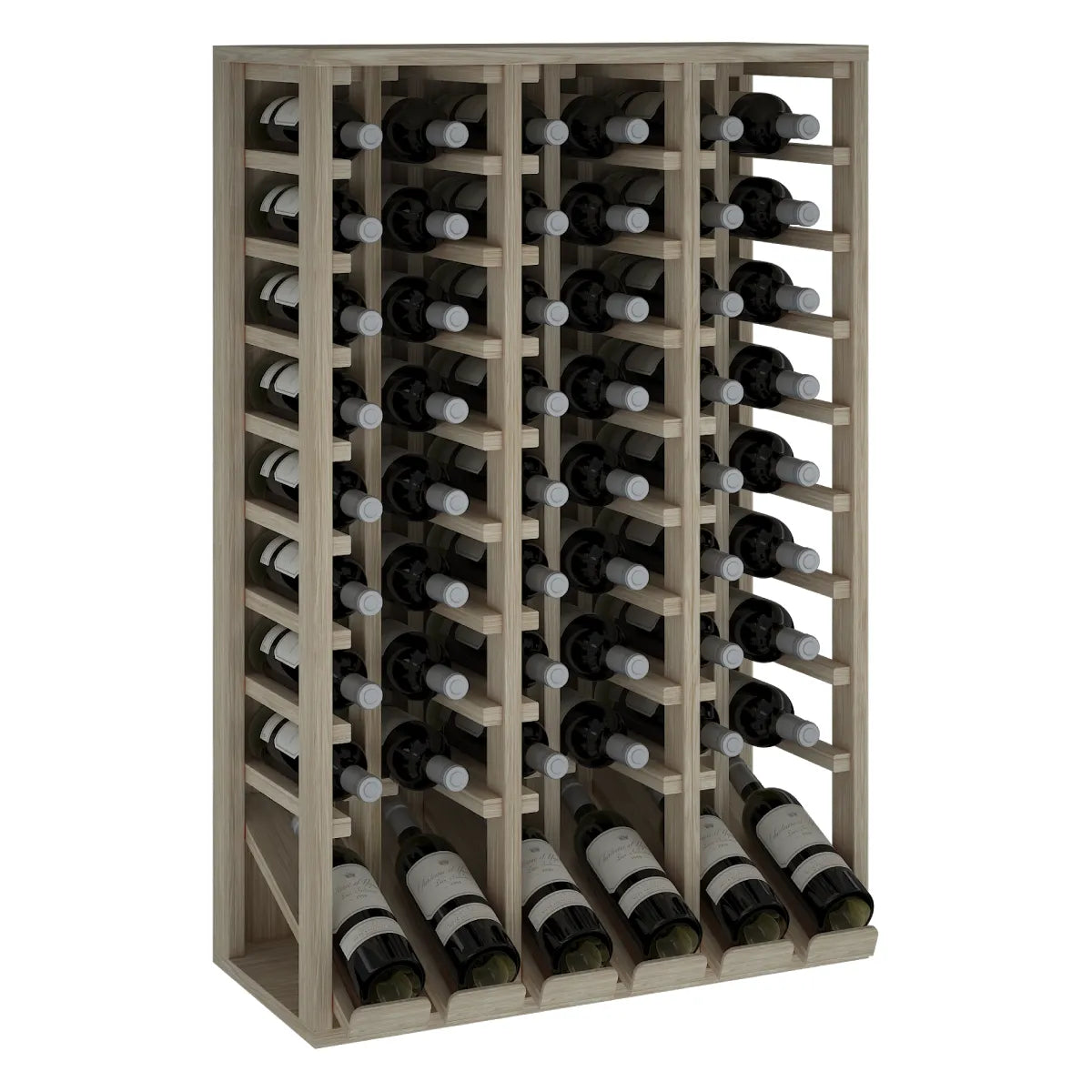 Botellero para 48 botellas Expovinalia Villafranca Godello 2092 — Roble macizo / Wine rack for 48 bottles Expovinalia Villafranca Godello 2092 — Natural oak