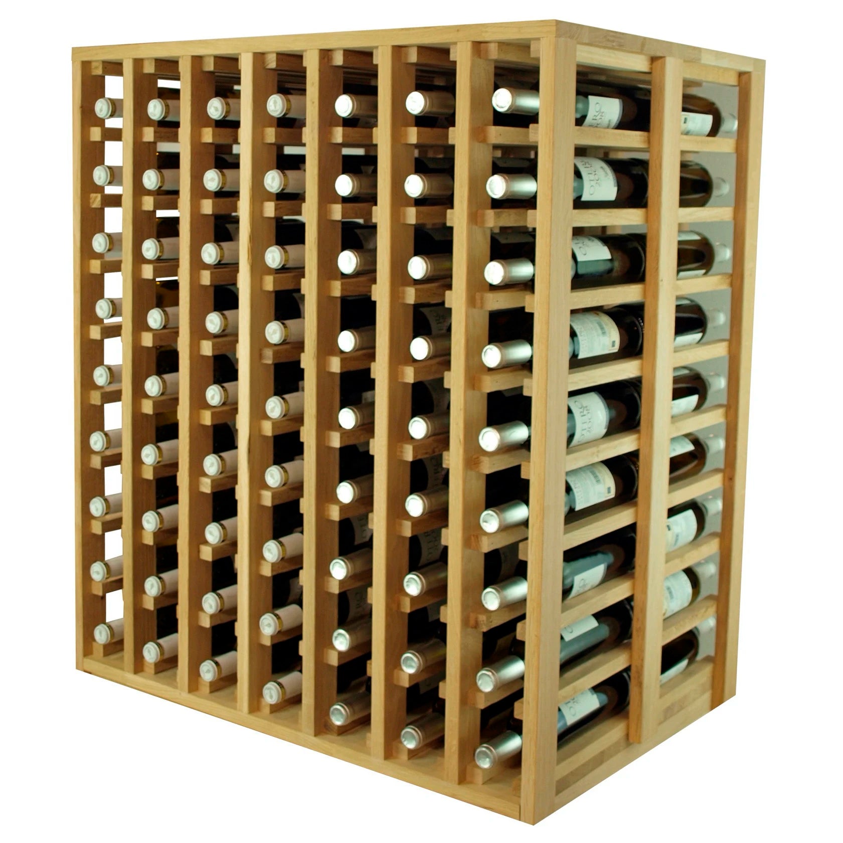 Oak wine rack for 126 bottles, Godello ER2067