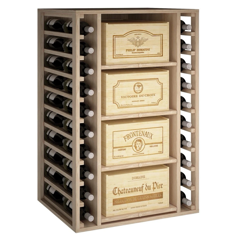 Oak wine rack for 88 bottles, Godello ER2546