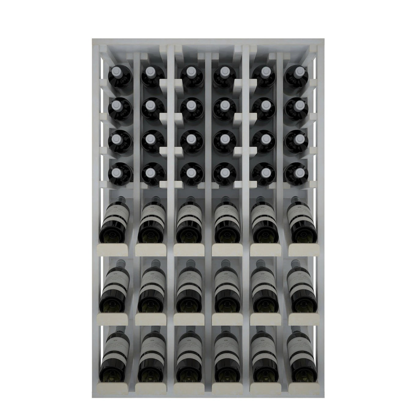 Pine wood wine rack for 36 bottles, Godello EW2091