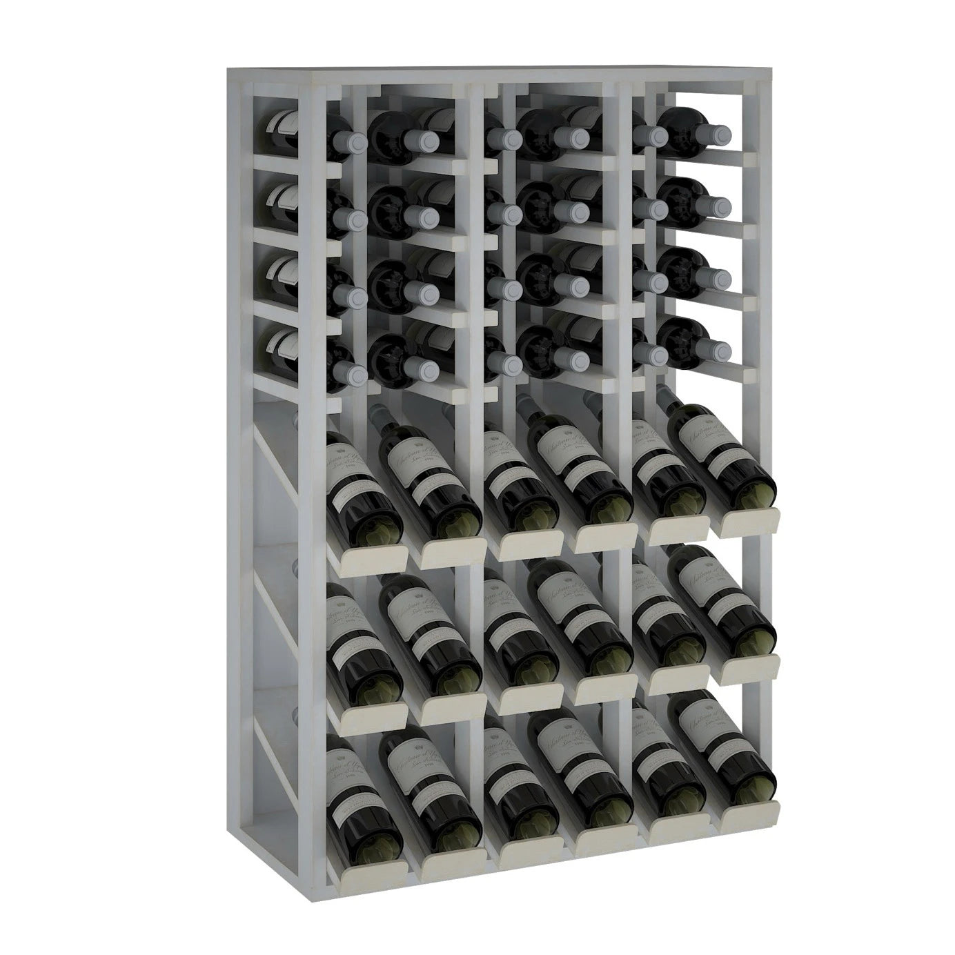 Pine wood wine rack for 36 bottles, Godello EW2091