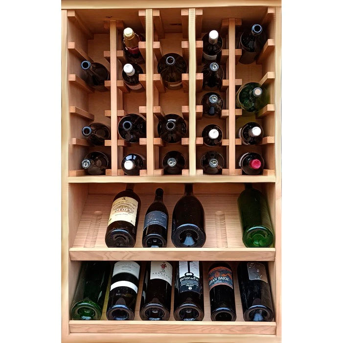 Wine rack for 37 magnum bottles Expovinalia Villafranca Godello 2093 — Pine with light oak finish — EX2093