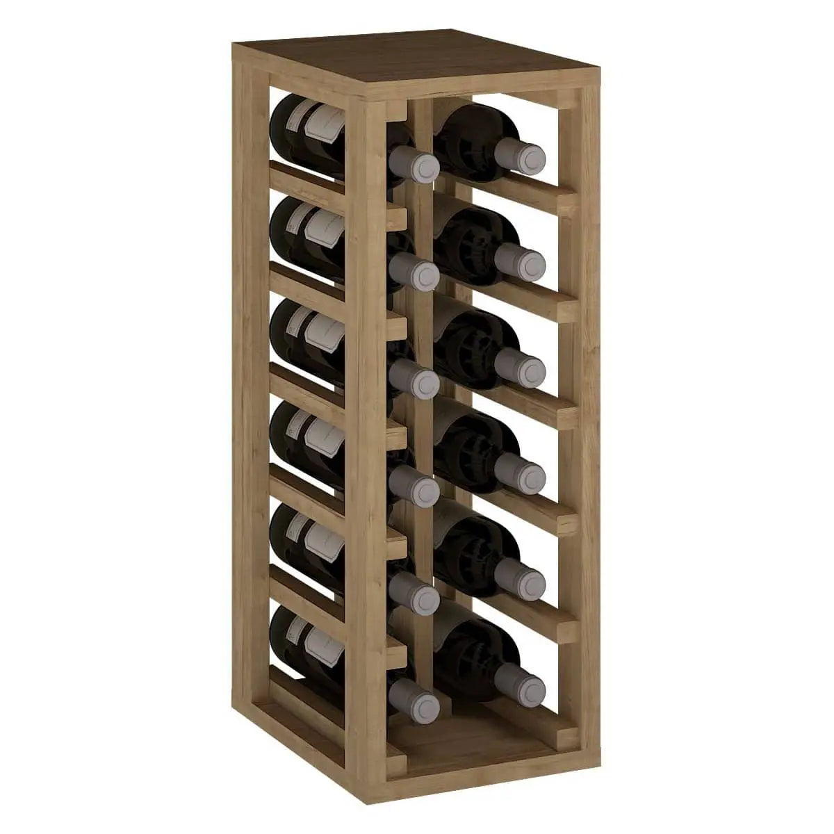 Wine rack for 12 bottles Expovinalia Godello 2010 — Pine with light oak finish — EX2010