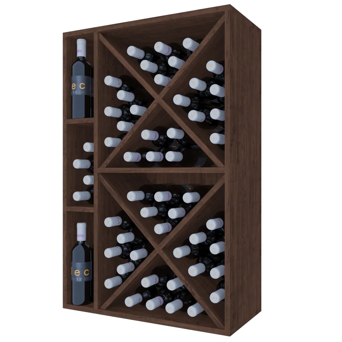 Wine rack for 66 bottles Expovinalia Corullón 1 Godello 2536 — Dark pine — HX2536