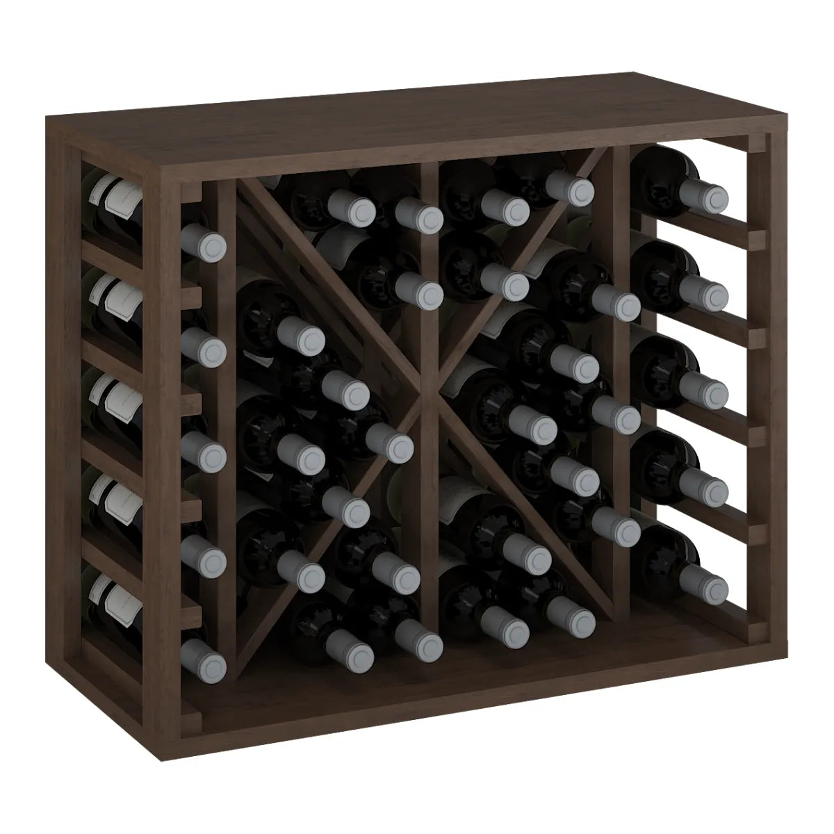 Wine rack for 34 bottles Expovinalia Toral Godello 2531 — Dark pine — HX2531