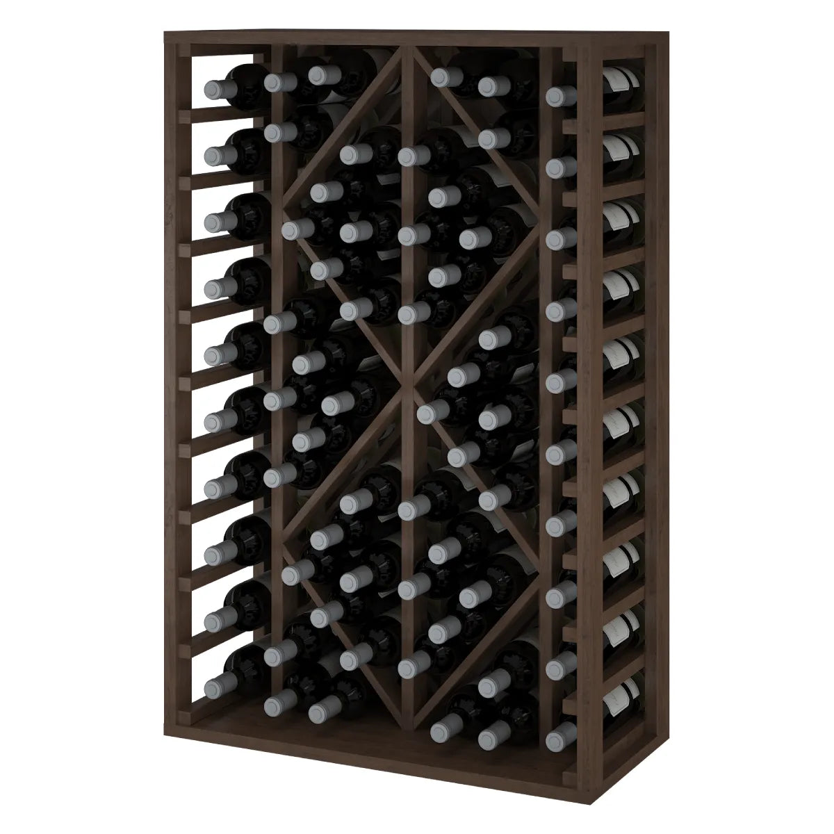 Wine rack for 68 bottles Expovinalia Toral Godello 2530 — Dark pine — HX2530